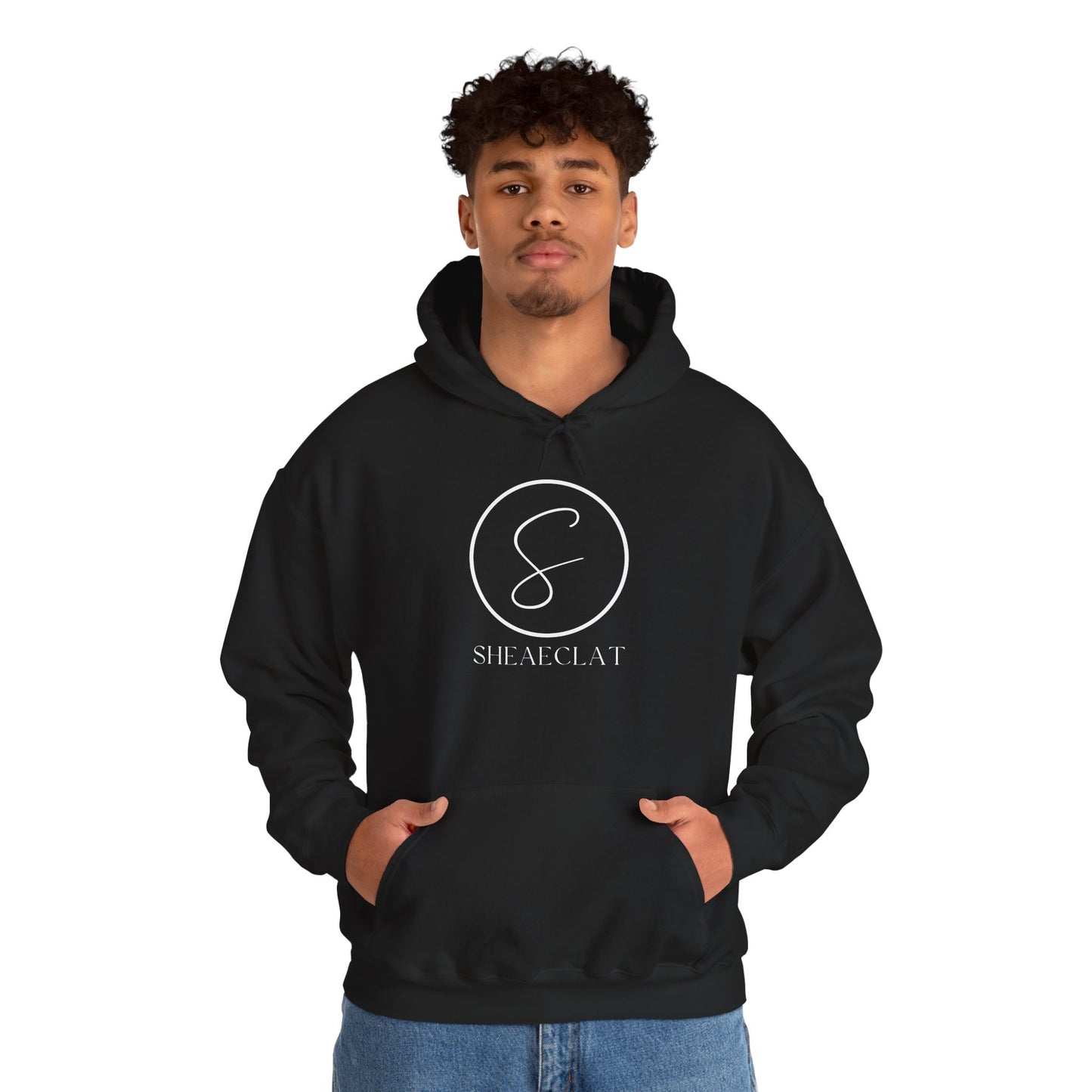 "Shea Eclat White Logo" Unisex Hooded Sweatshirt