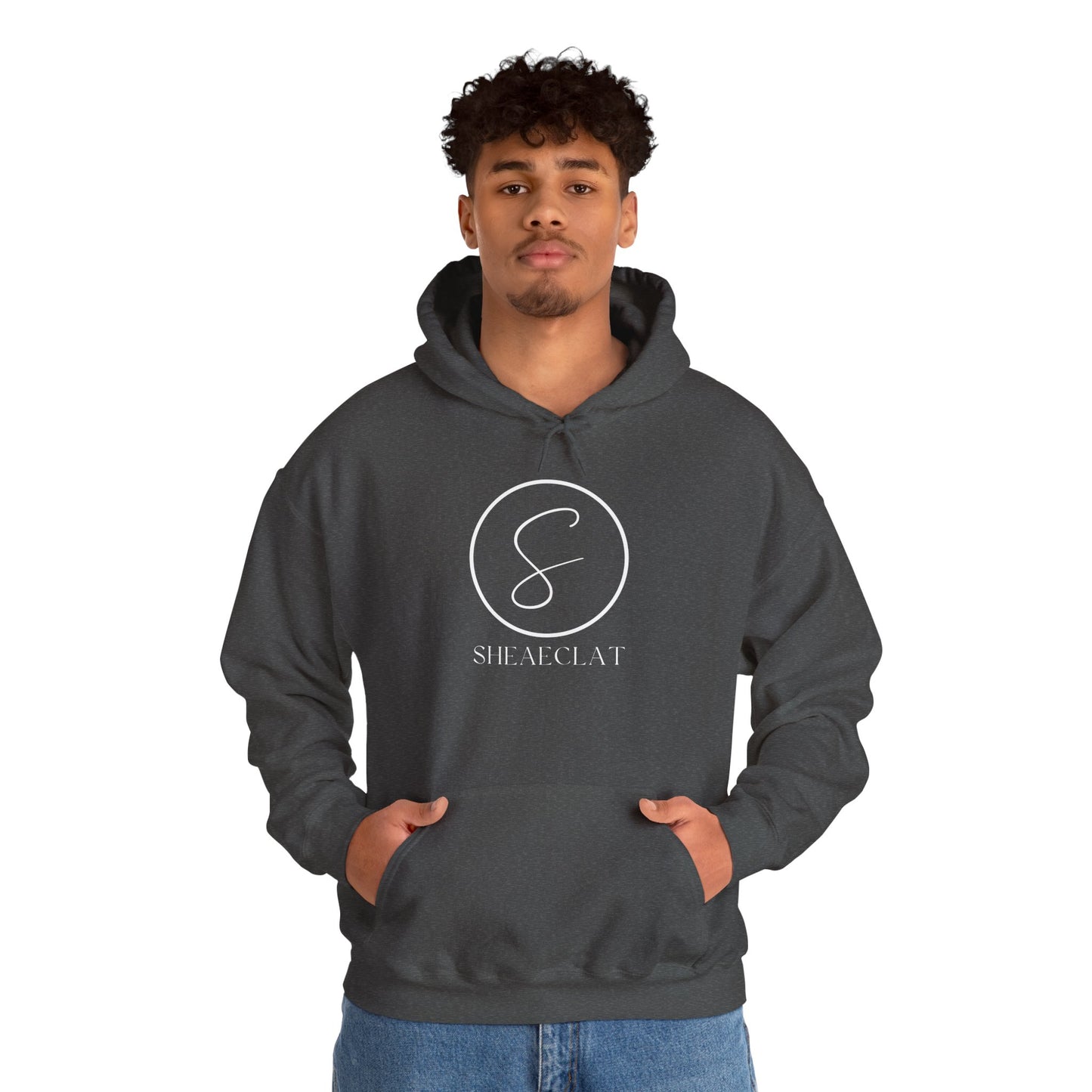 "Shea Eclat White Logo" Unisex Hooded Sweatshirt