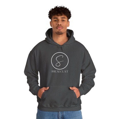 "Shea Eclat White Logo" Unisex Hooded Sweatshirt