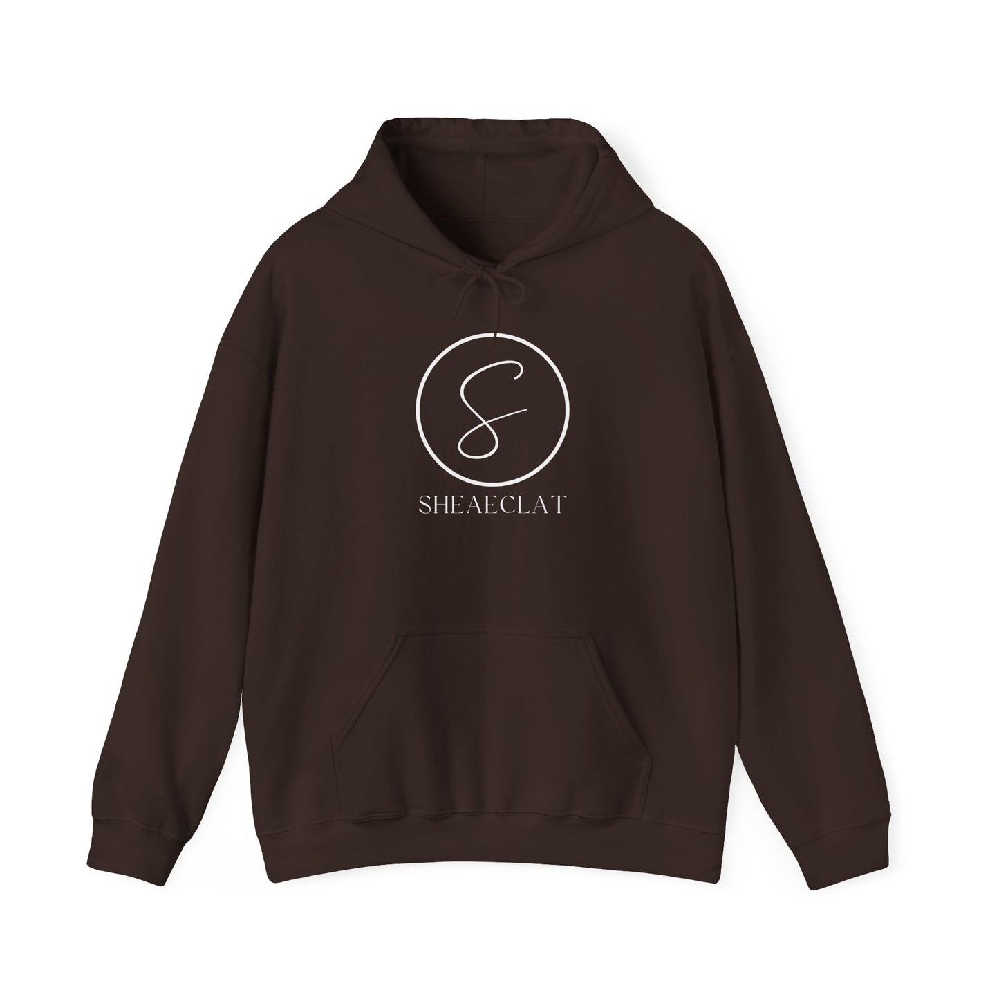 "Shea Eclat White Logo" Unisex Hooded Sweatshirt