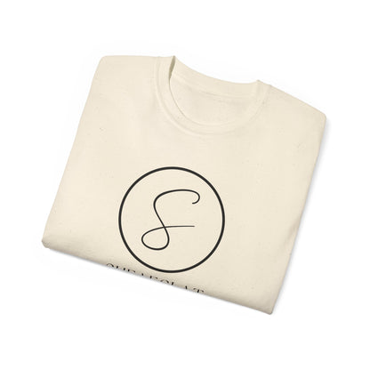 "Shea Eclat Black Logo" Print Unisex Tee