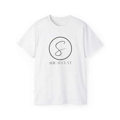 "Shea Eclat Black Logo" Print Unisex Tee