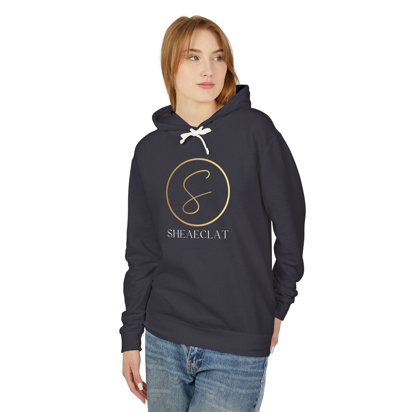"Shea Eclat Gold Logo" Unisex Hooded Sweatshirt