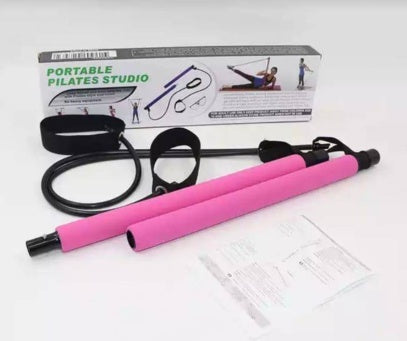 Portable Pilates Bar and Resistance Band