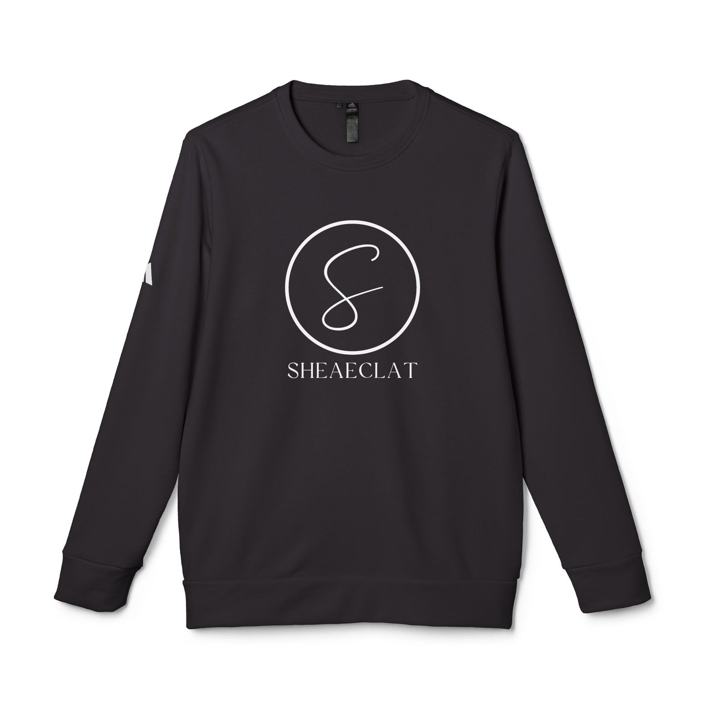 "Shea Eclat White Logo" Unisex Fleece Crewneck Sweatshirt