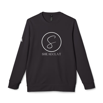 "Shea Eclat White Logo" Unisex Fleece Crewneck Sweatshirt