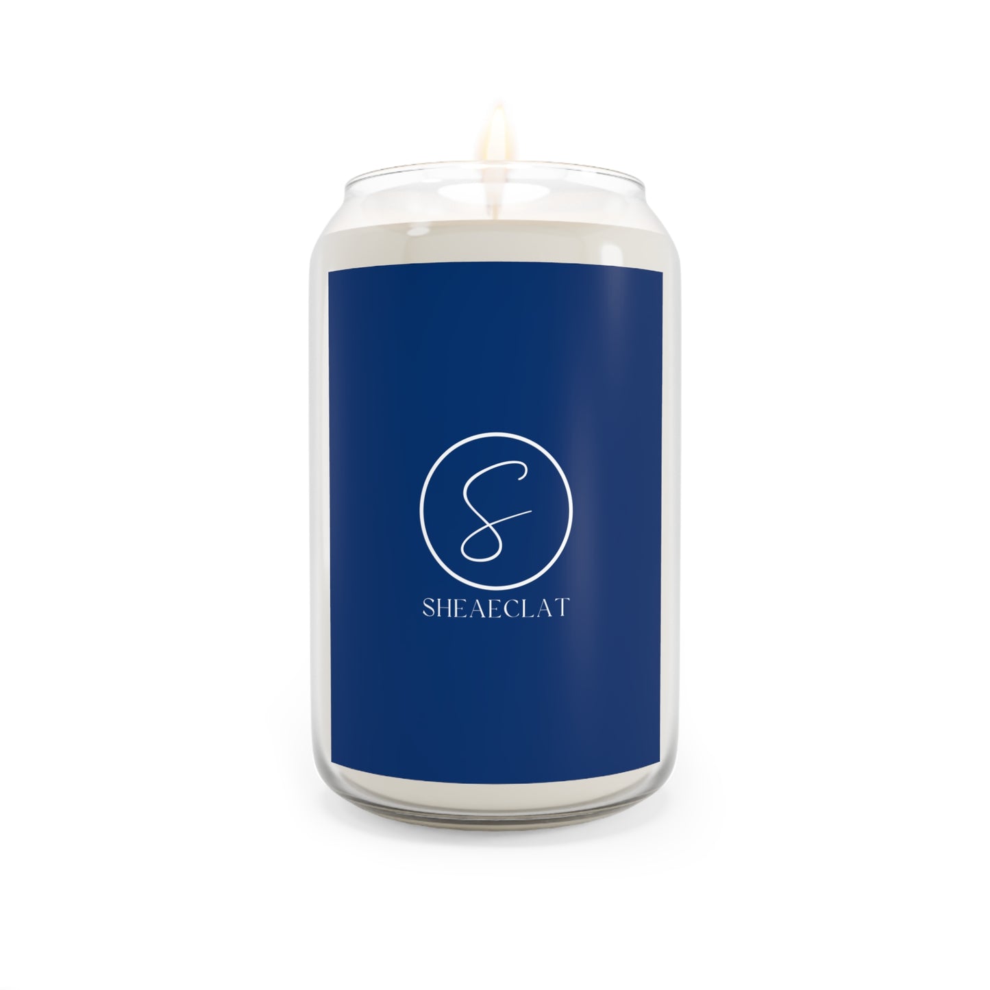 "Shea Eclat White Logo" Scented Soy Candles, 13.75oz