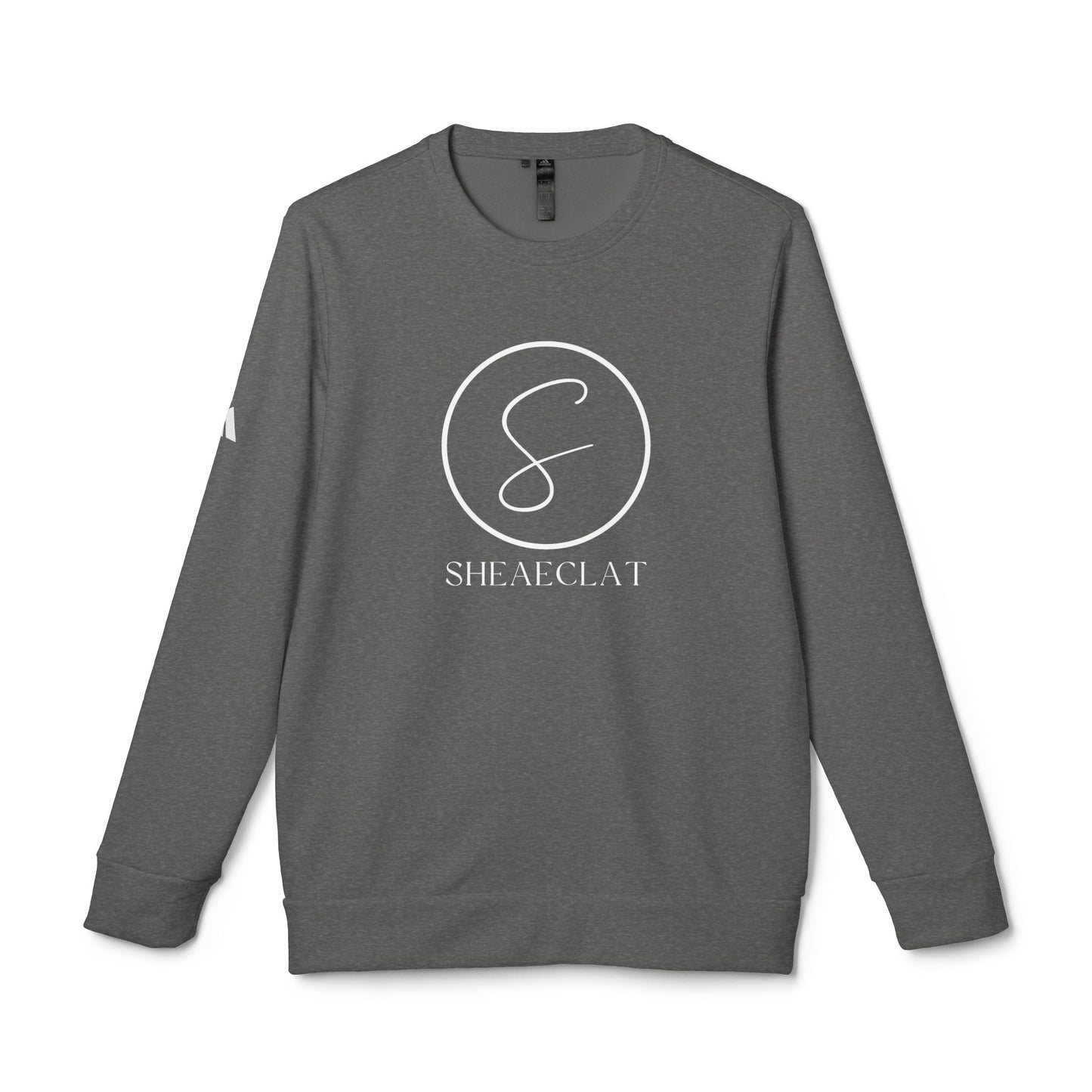 "Shea Eclat White Logo" Unisex Fleece Crewneck Sweatshirt