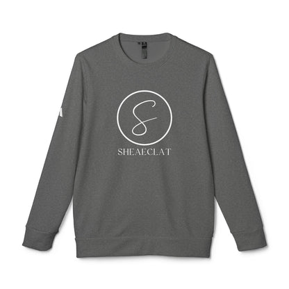 "Shea Eclat White Logo" Unisex Fleece Crewneck Sweatshirt