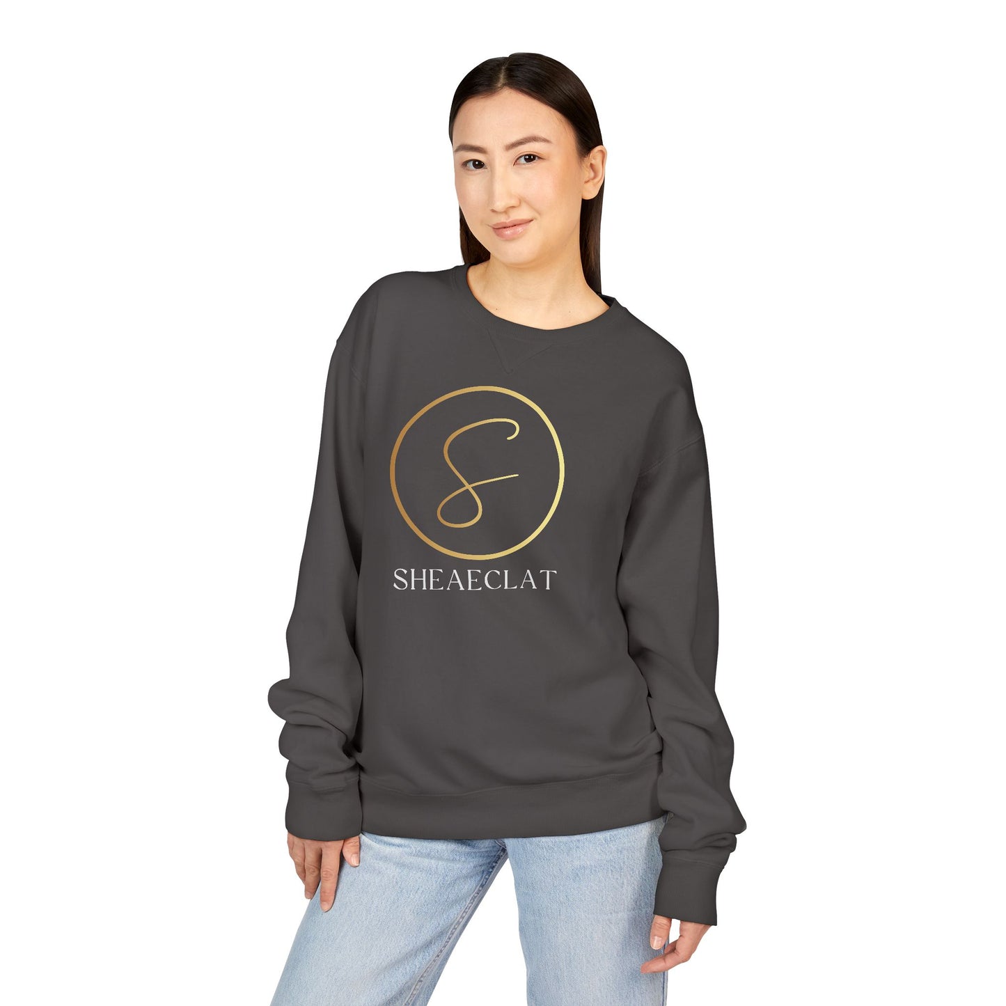 "Shea Eclat Gold Logo" Unisex Crewneck Sweatshirt