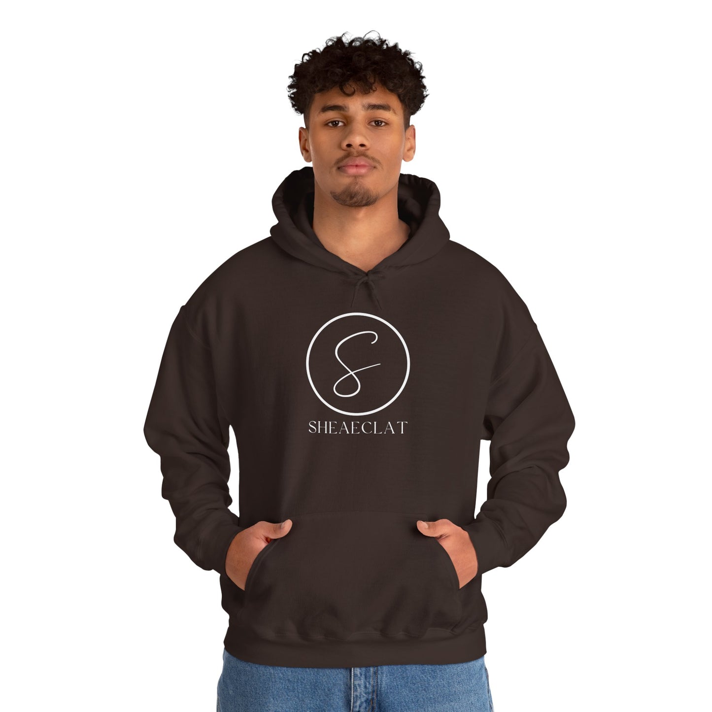 "Shea Eclat White Logo" Unisex Hooded Sweatshirt