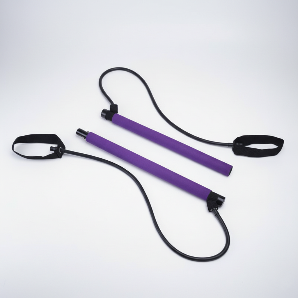 Portable Pilates Bar and Resistance Band